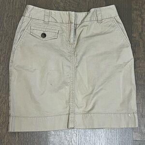 Ann Taylor Khaki Skirt